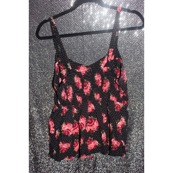 Torrid, size 1, Floral Spaghetti Strap - Picture 2 of 3